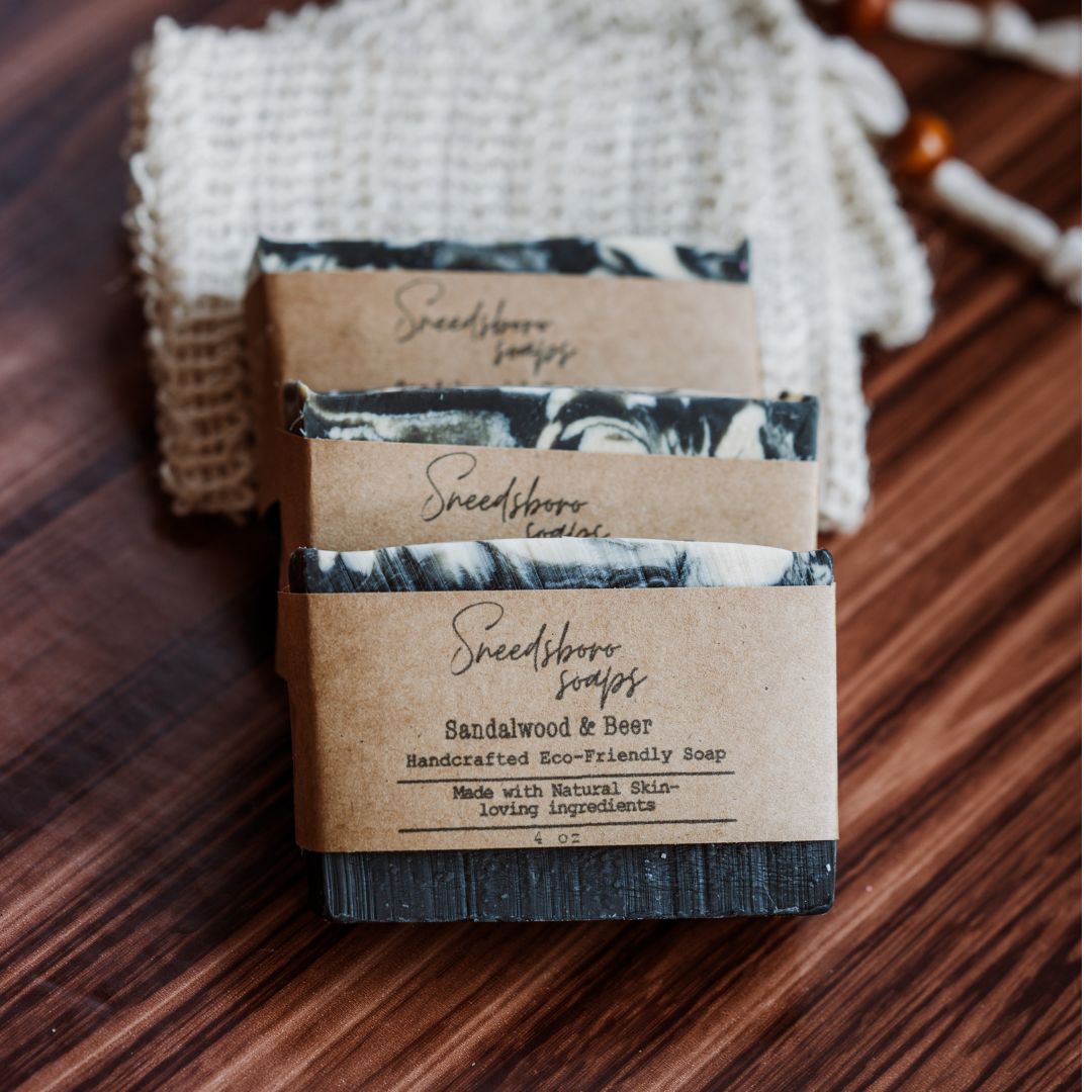 Bar Soap for Men - Masculine Skin Care Aesthetic - Beer Soap - Mens Skin Care Gift