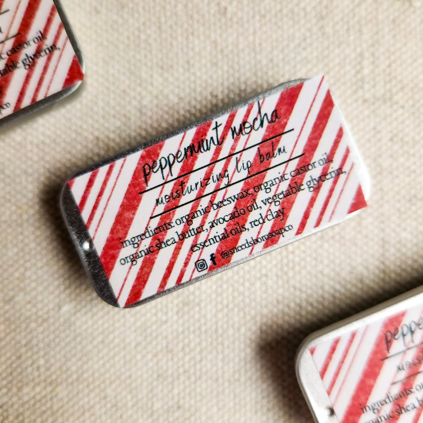 Tin Lip Balm - Peppermint Mocha Lip Balm