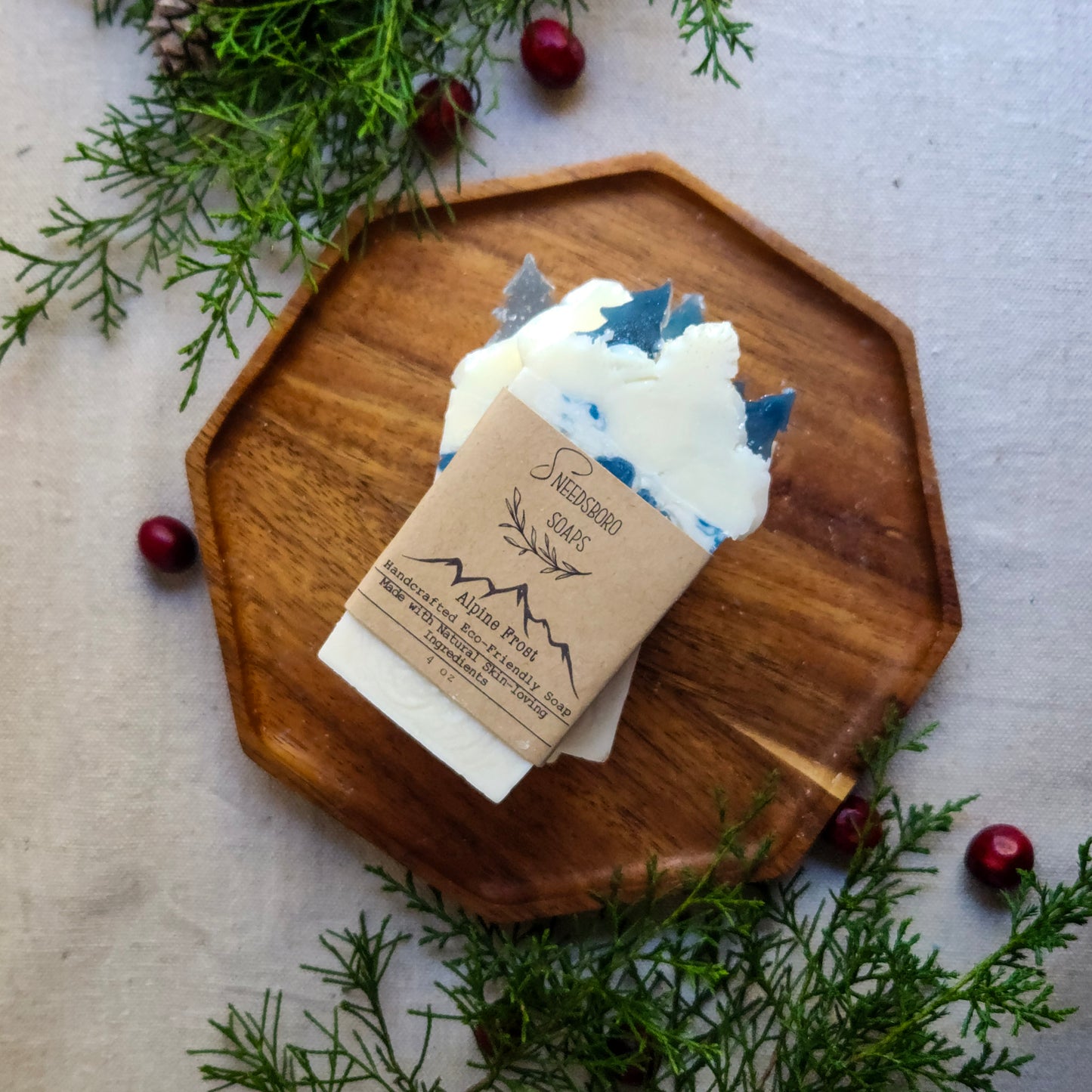 Alpine Frost Soap Bar - Luxury Soap - Soap Frosting - Unique Soap