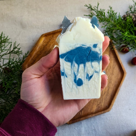 Alpine Frost Soap Bar - Luxury Soap - Soap Frosting - Unique Soap