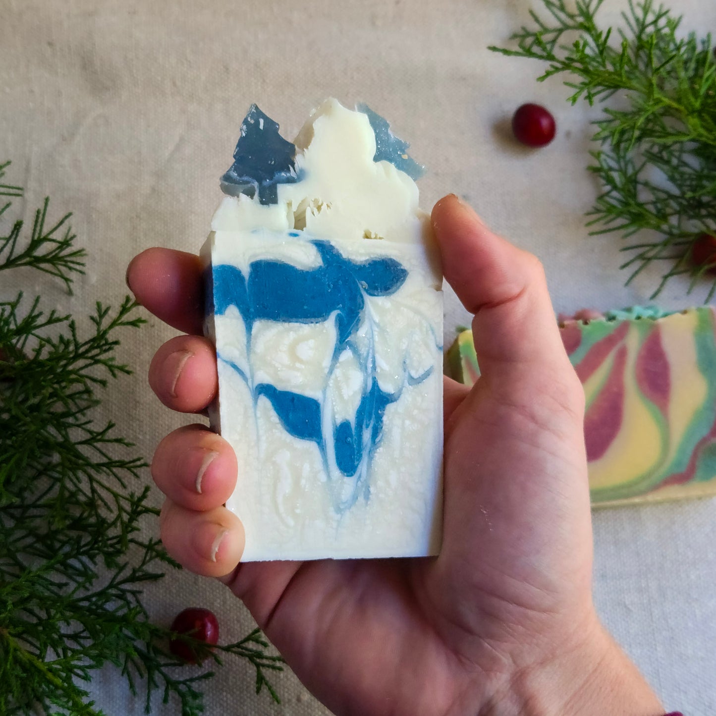 Alpine Frost Soap Bar - Luxury Soap - Soap Frosting - Unique Soap