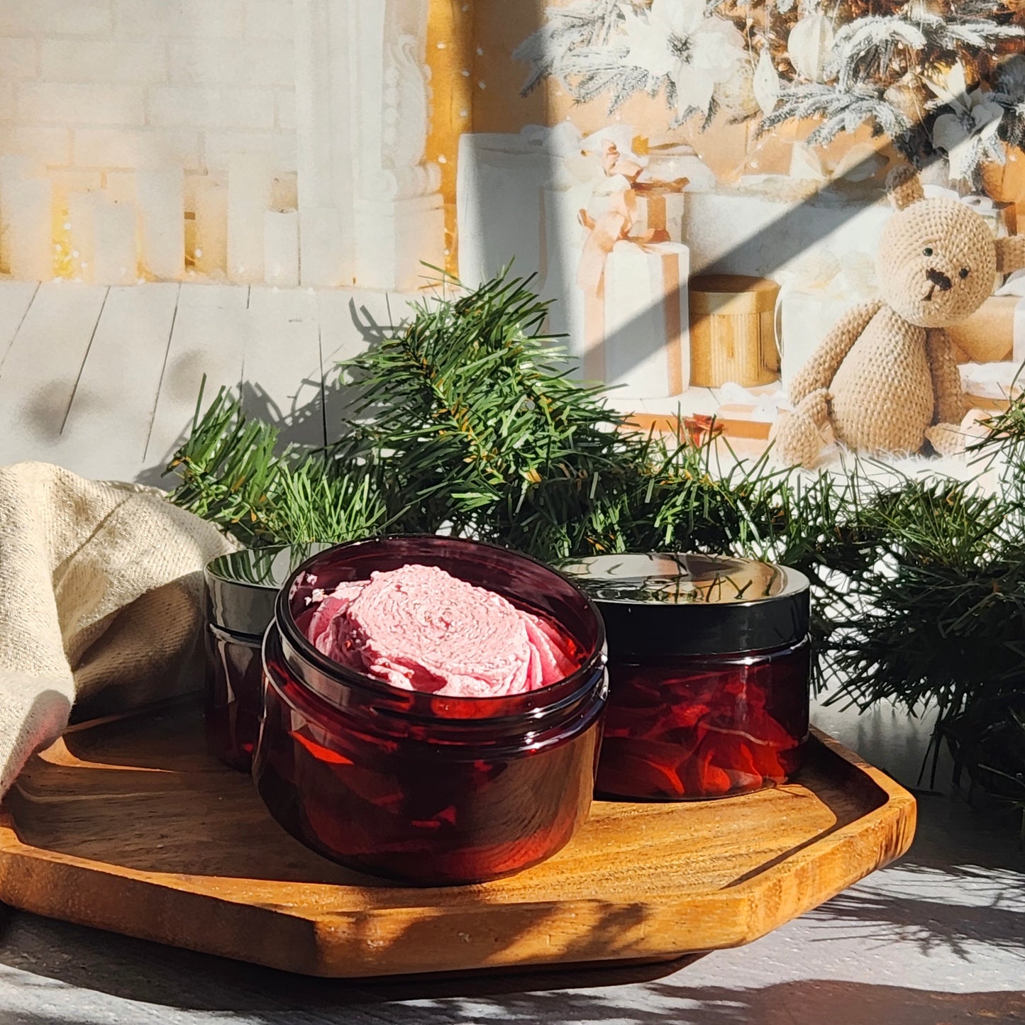 Foaming Sugar Scrub - Cranberry Scrub - Christmas Spa - Gift for StepMom