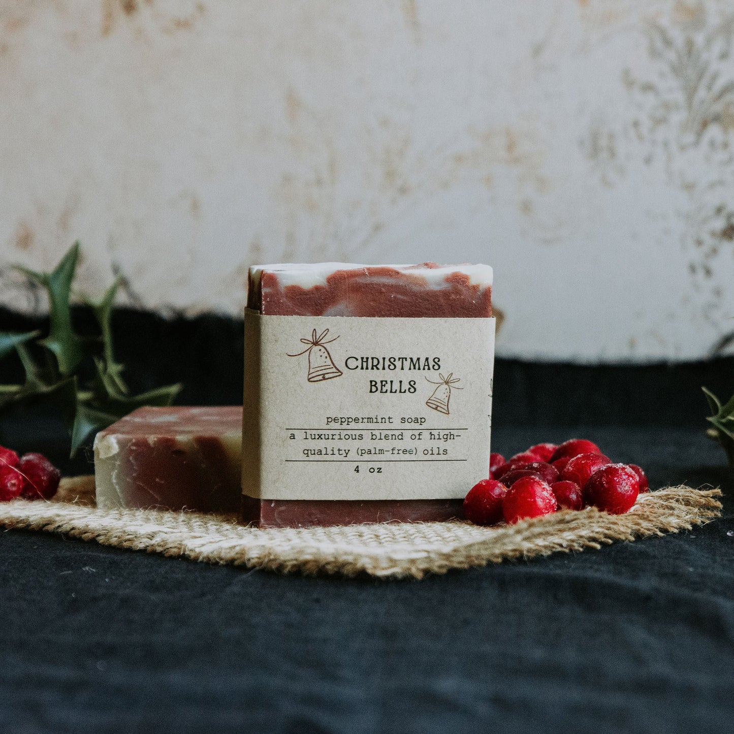 Peppermint Soap - Bar Soap - Christmas Soaps - Gifts-for-her