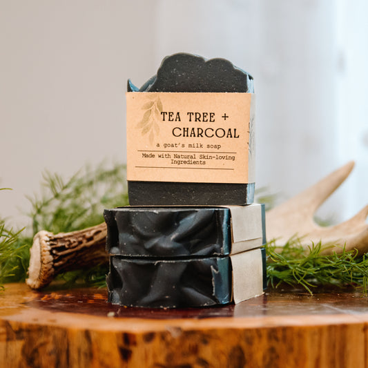 Charcoal Tea Tree Face and Body Soap