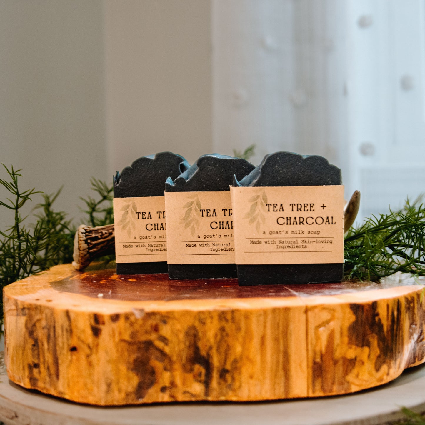 Charcoal Tea Tree Face and Body Soap