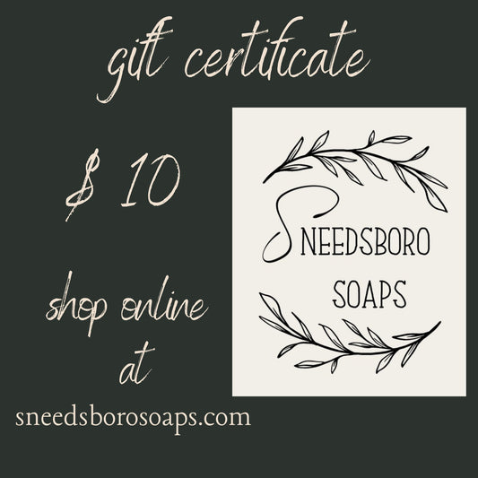 Gift certificate