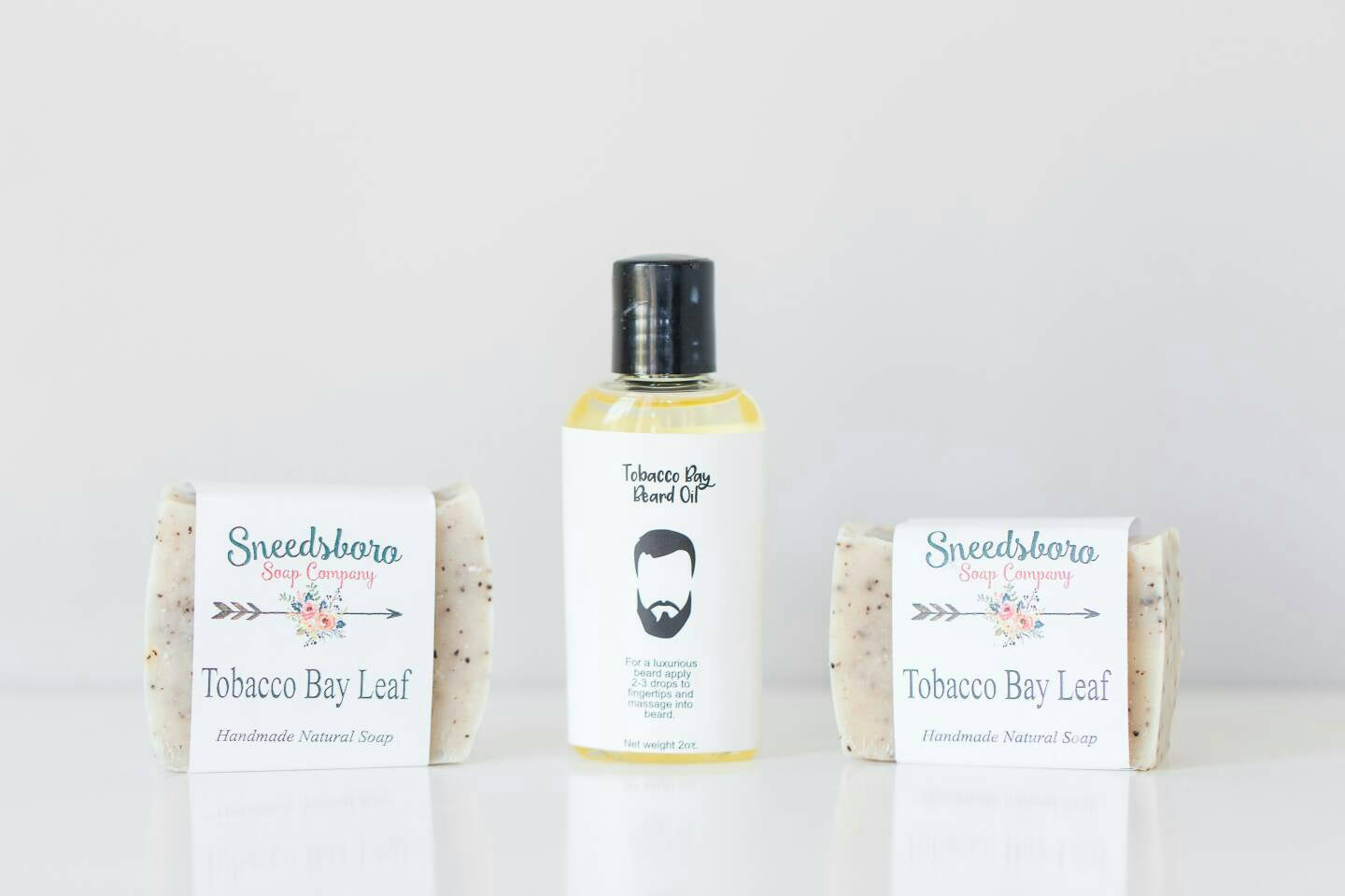 Beard Kit - Men&#39;s Gift Box - Beard Care Gift - Shaving and Grooming - Natural Beard Care - Gift For Dad - Homemade Man Soap - Natural Beard