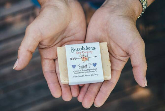 Sweet Tea Soap - Natural Homemade Soap - Alzheimers Awareness Gift - Caregiver Gift - Southern Gift - Soap - Alzheimers - Sneedsboro Soap