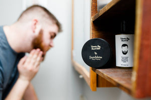 Tobacco Beard Balm and Oil - Natural Beard Set - Natural Beard Care -  Beard Leave In Conditioner - Beard Tamer - Natural Beard Conditioner